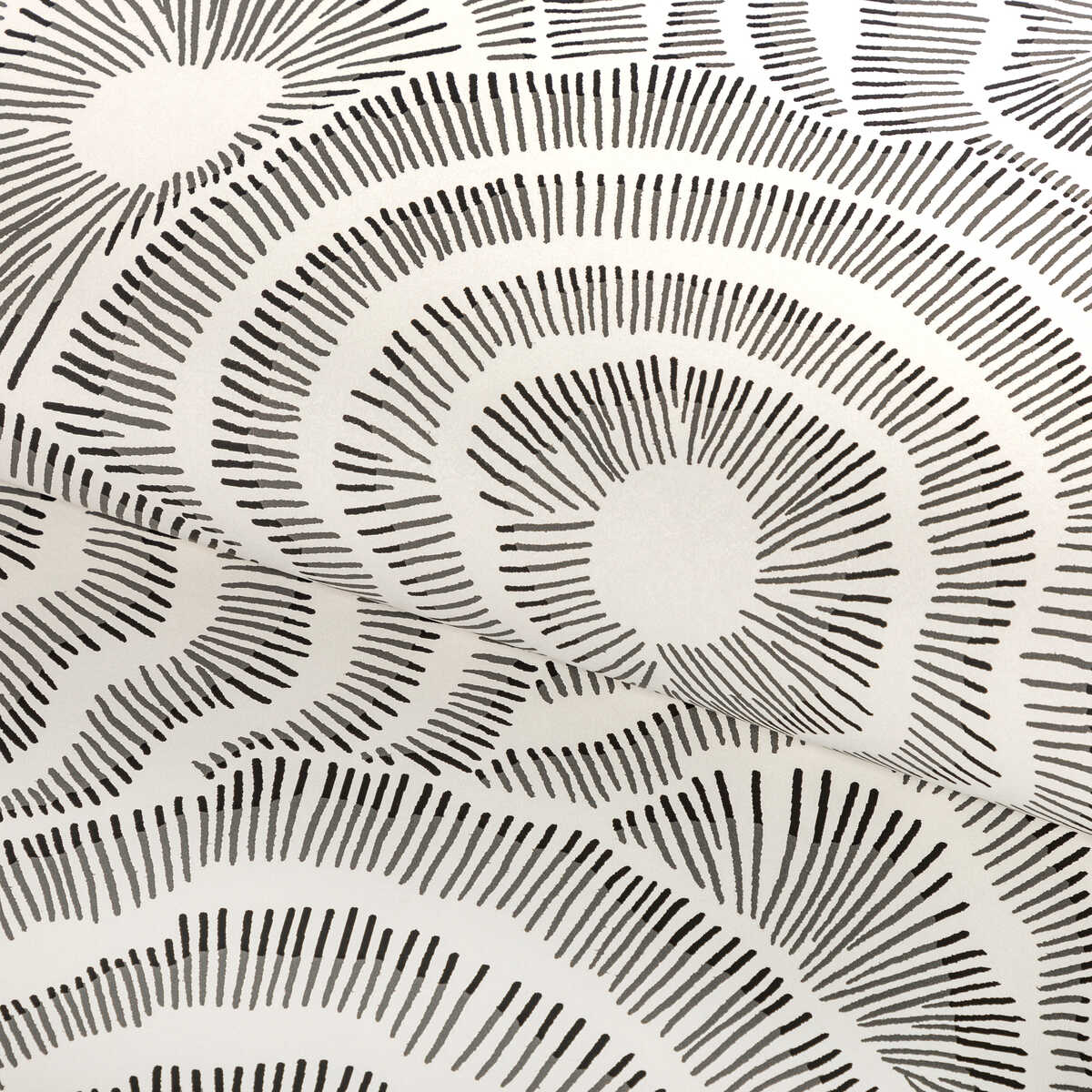Panache Wp - Noir - KRAVET COUTURE Wallpaper