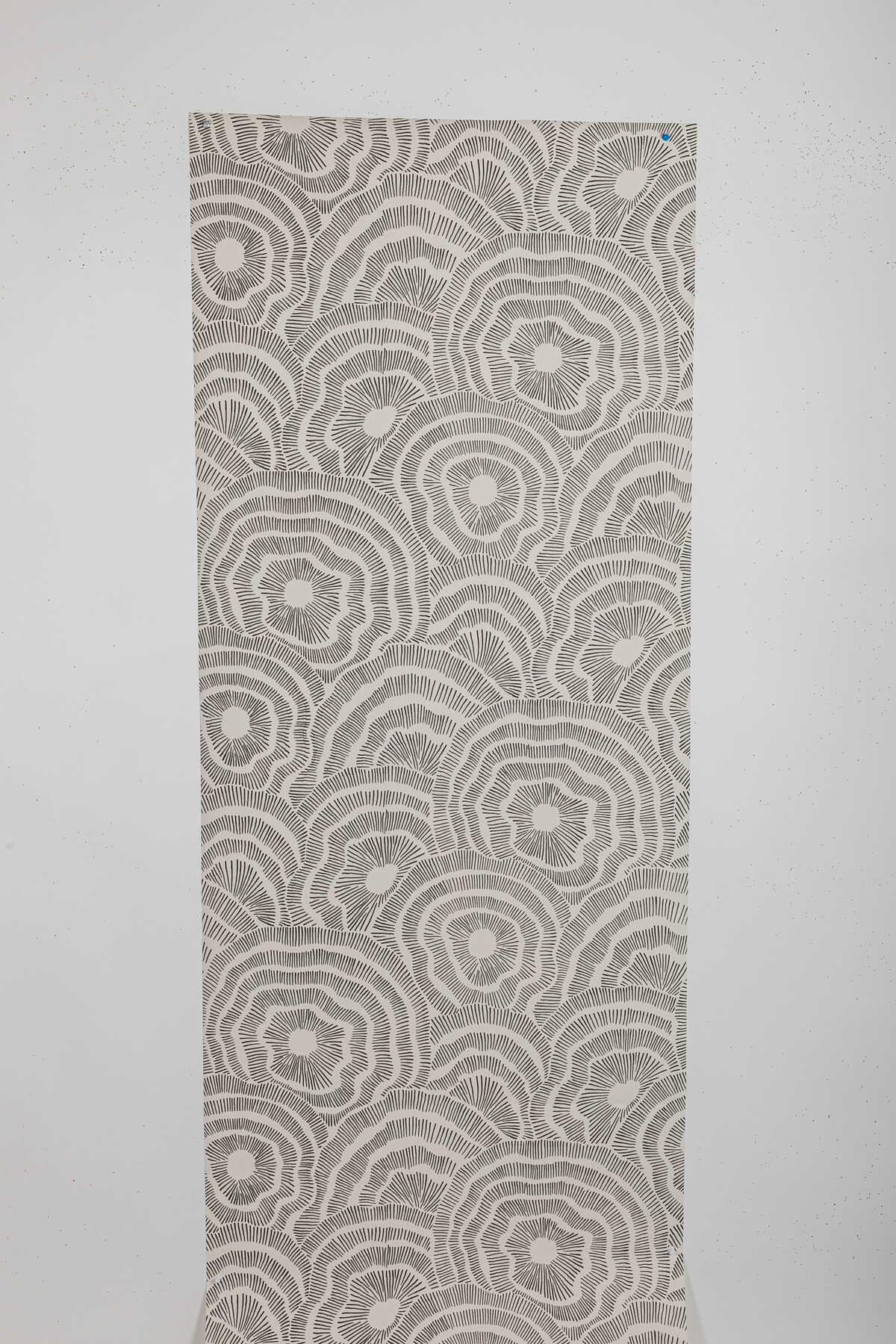 Panache Wp - Noir - KRAVET COUTURE Wallpaper
