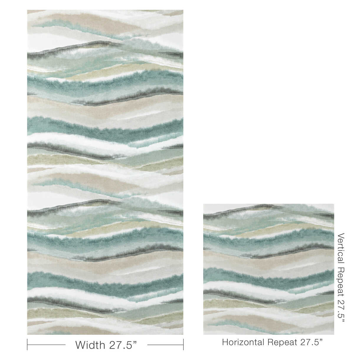 Striate Wp - Jade - KRAVET COUTURE Wallpaper