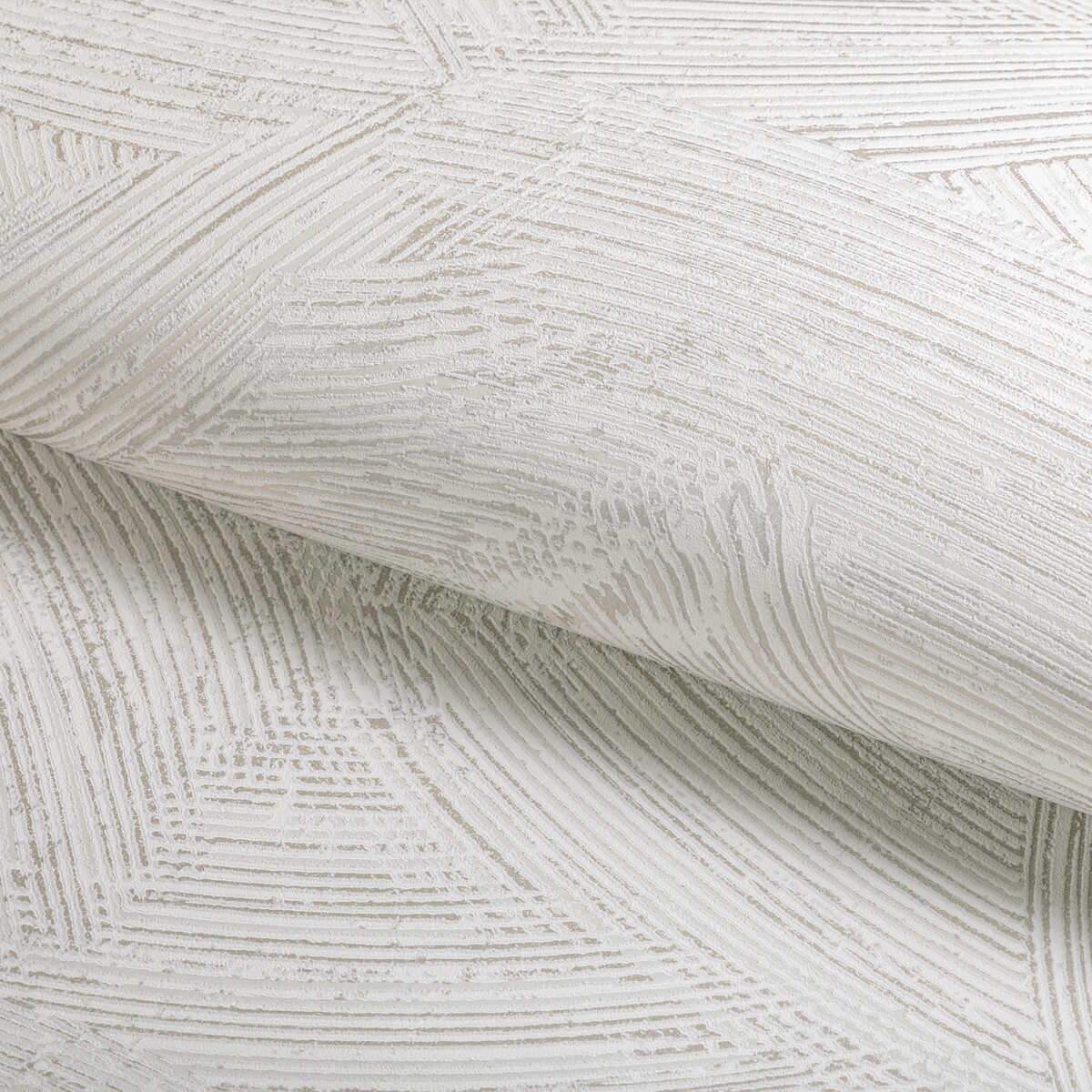 Modern Swirl Wp - Silver - KRAVET COUTURE Wallpaper