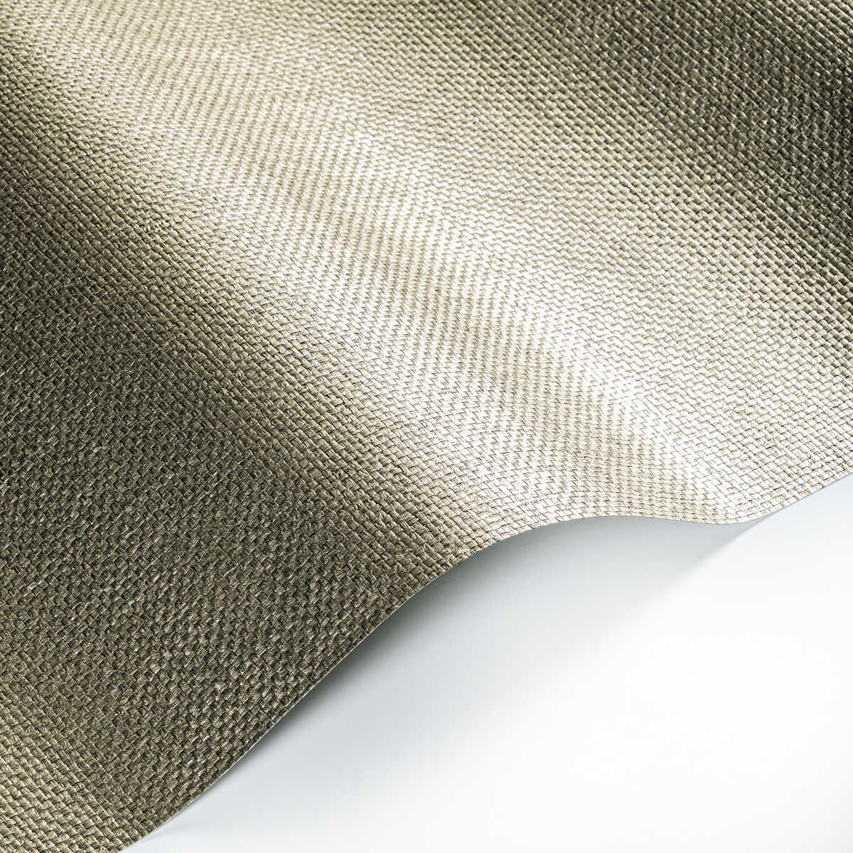 Metallic Weave - Brass - KRAVET COUTURE Wallpaper