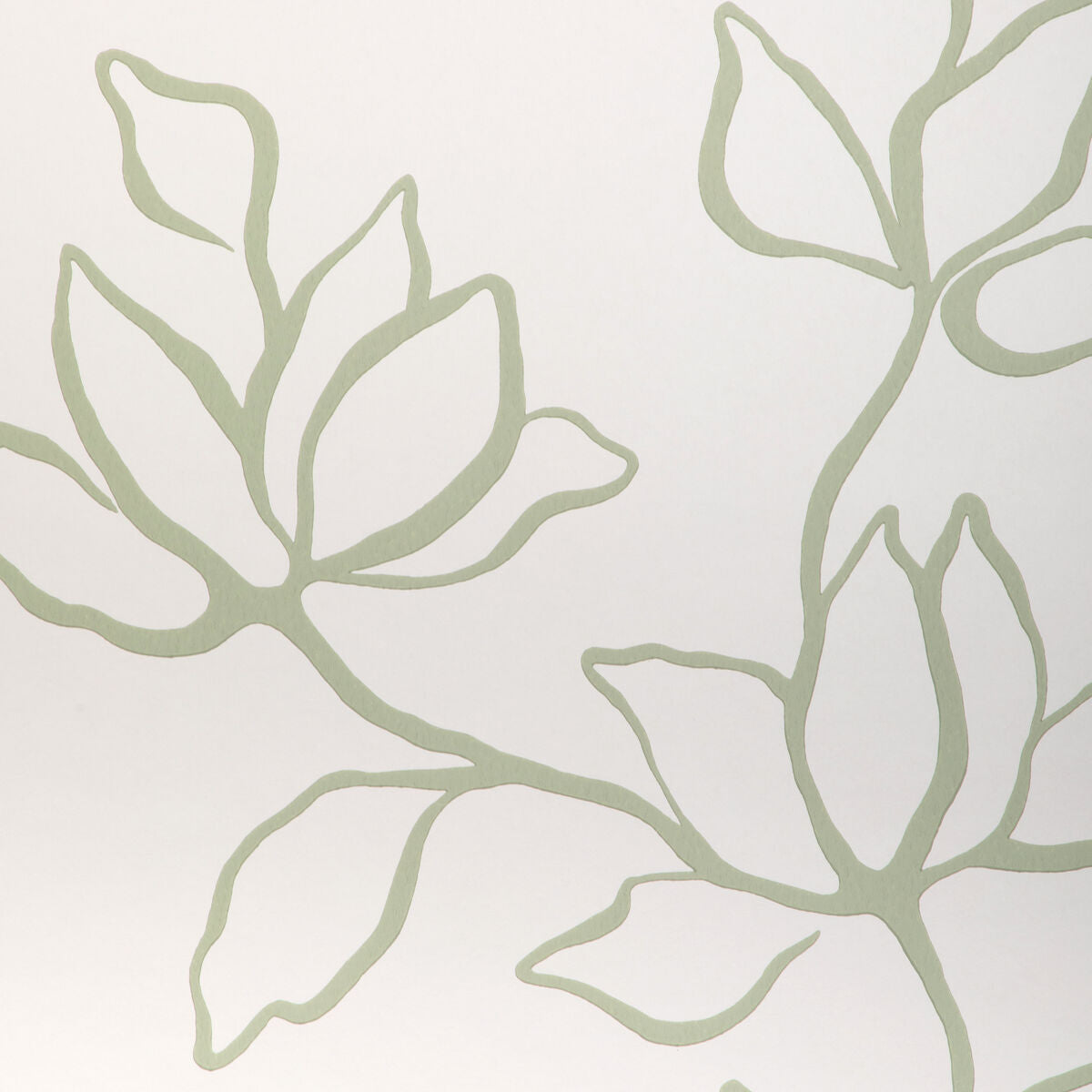Floral Sketch Wp - Sage - Kravet Couture Papel pintado