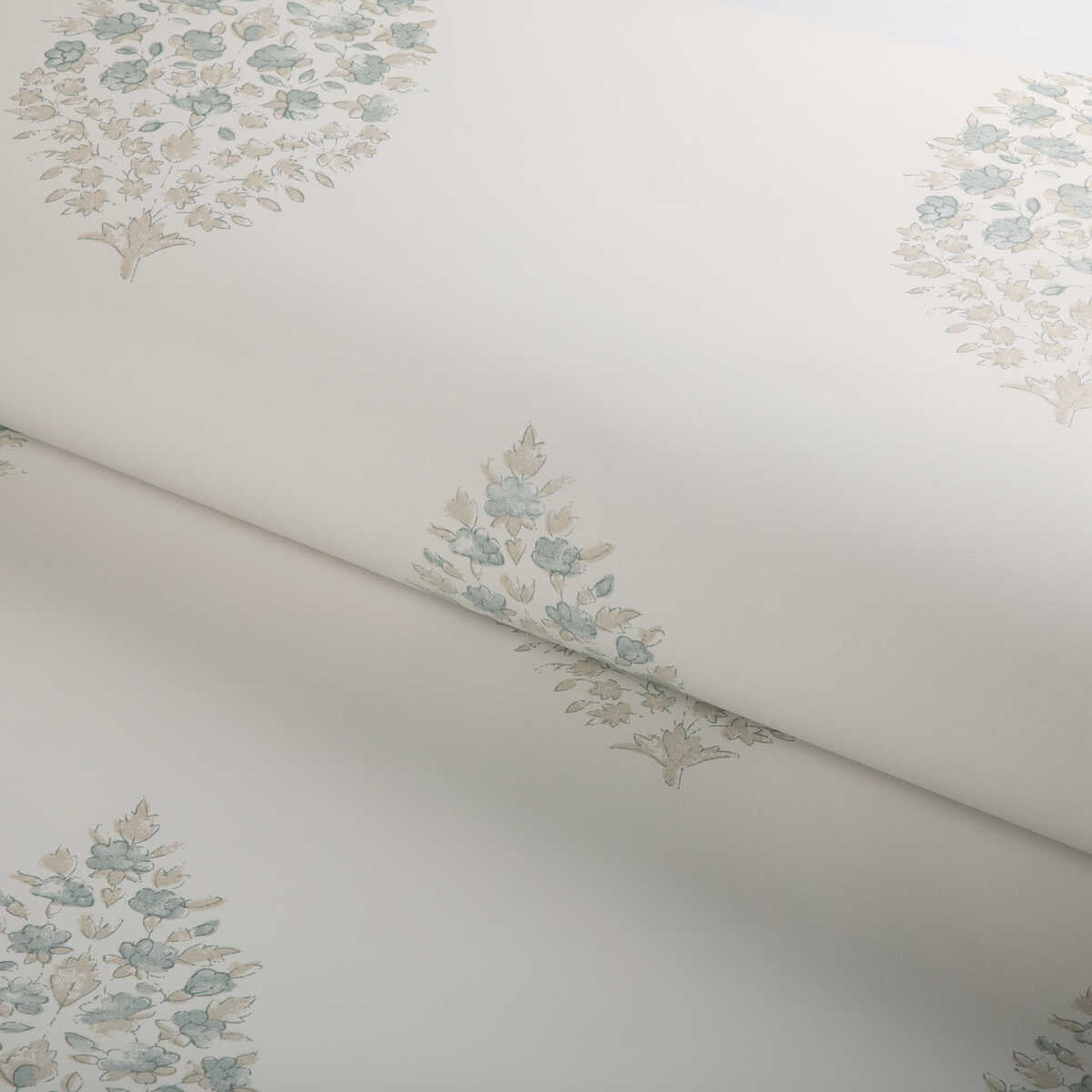 Atelier Paisley Wp - Mist - KRAVET COUTURE Wallpaper