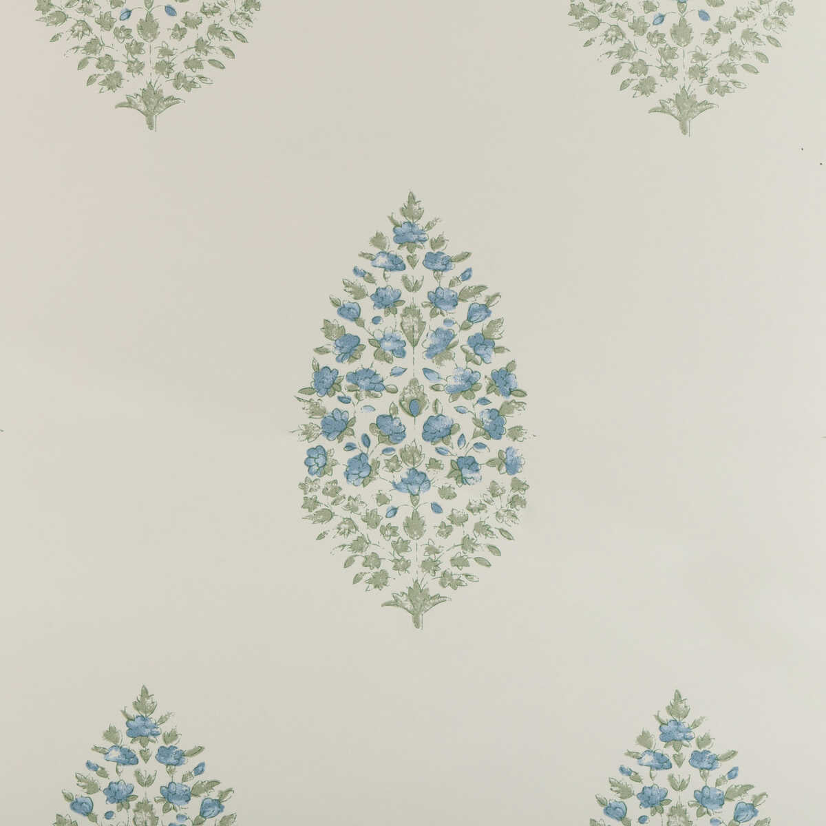 Atelier Paisley Wp - Blue Sage - KRAVET COUTURE Wallpaper