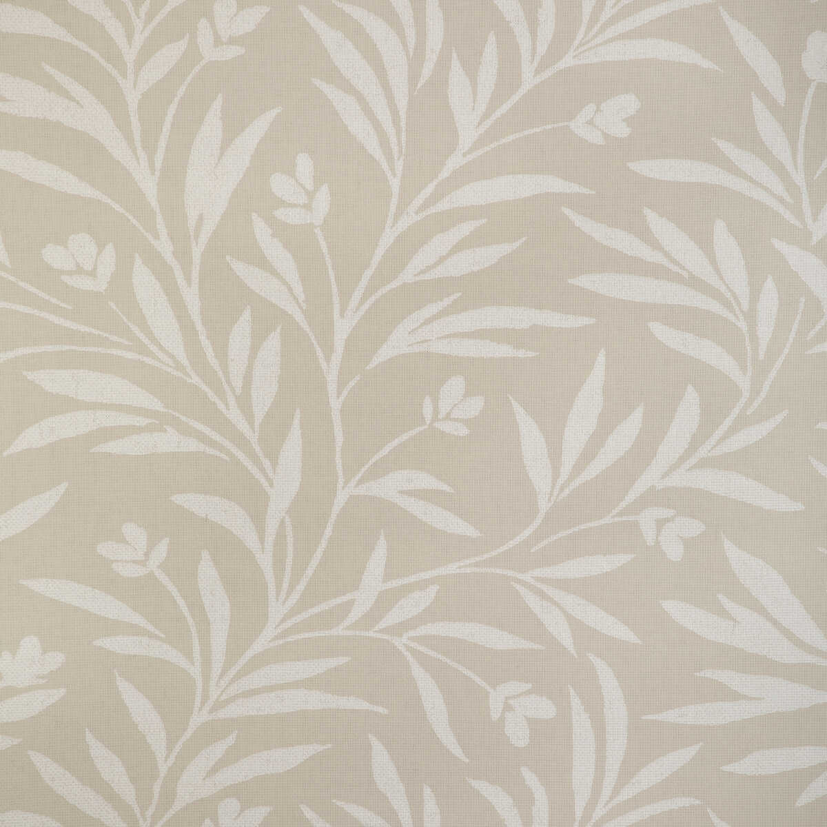 Wispy Vines Wp - Linen - KRAVET COUTURE Wallpaper
