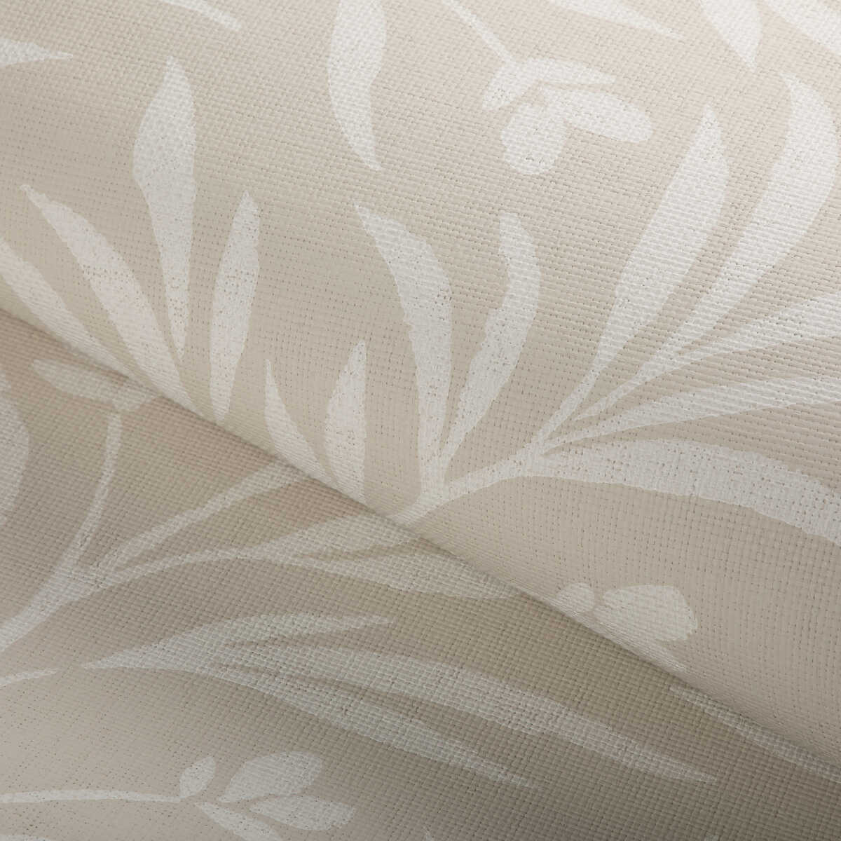 Wispy Vines Wp - Linen - KRAVET COUTURE Wallpaper