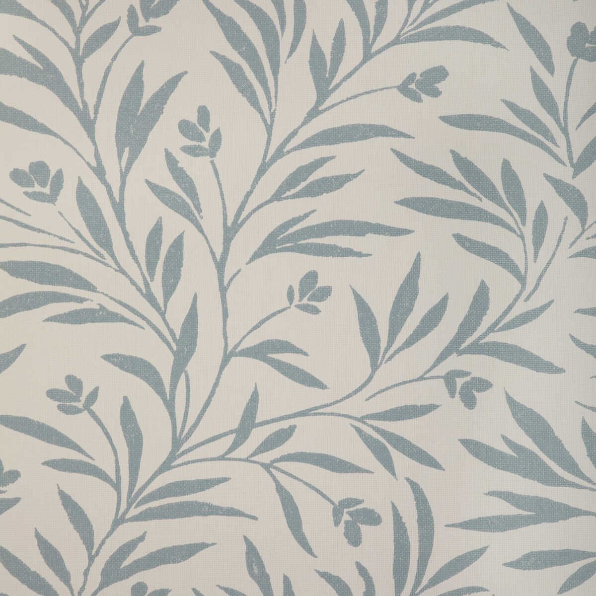 Wispy Vines Wp - Chambray - KRAVET COUTURE Wallpaper