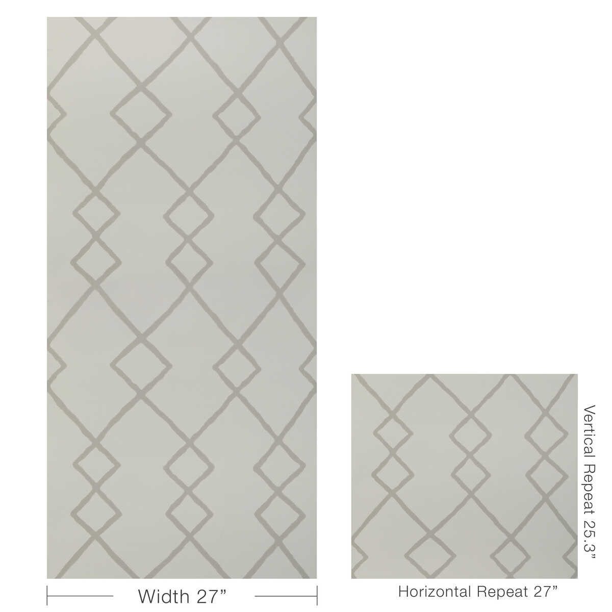 Geo Graphica Wp - Stone - KRAVET COUTURE Wallpaper