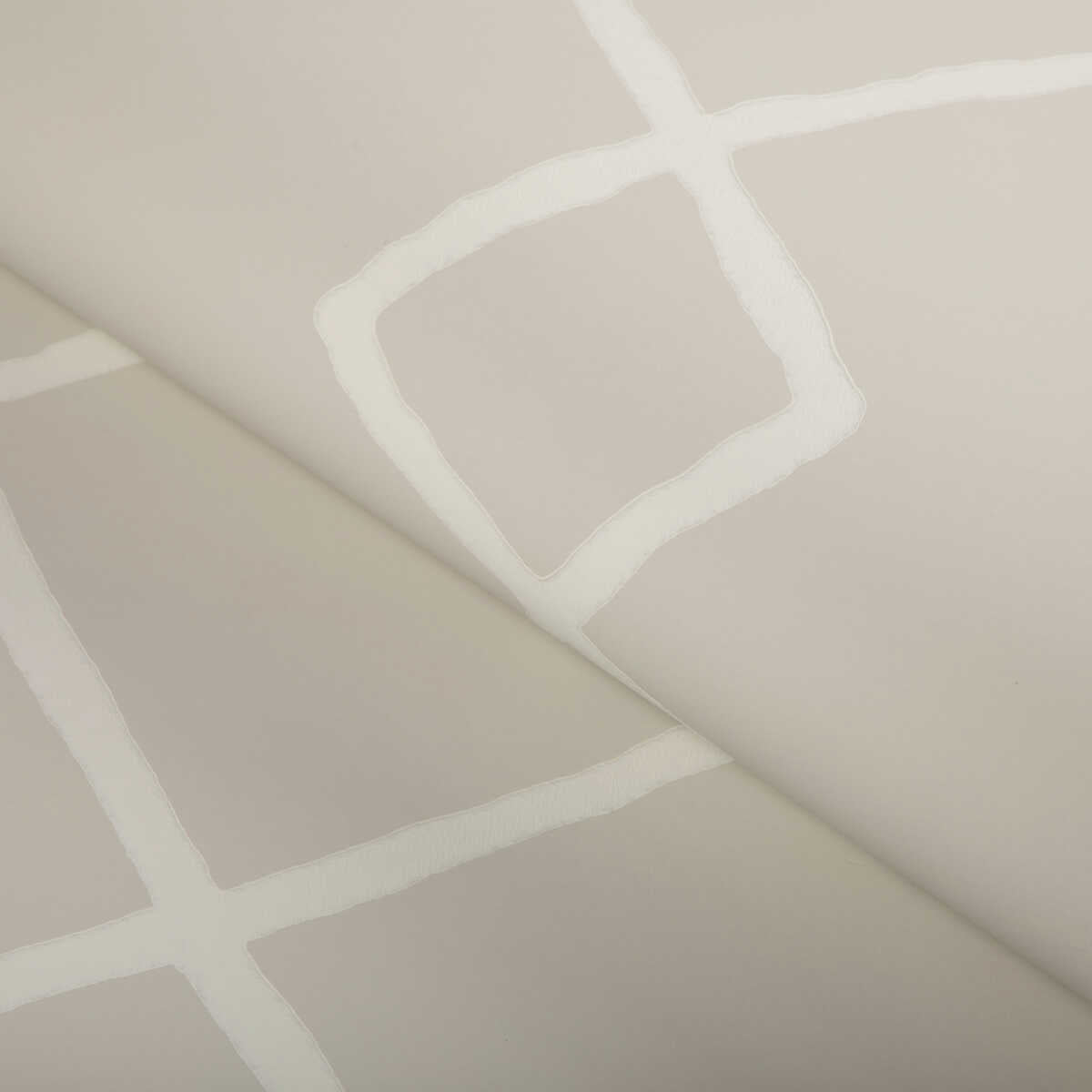 Geo Graphica Wp - Linen - KRAVET COUTURE Wallpaper