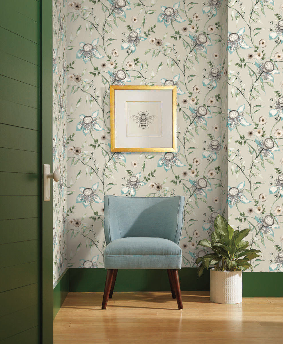 Kravet Design - W4140-15 - KRAVET DESIGN Wallpaper