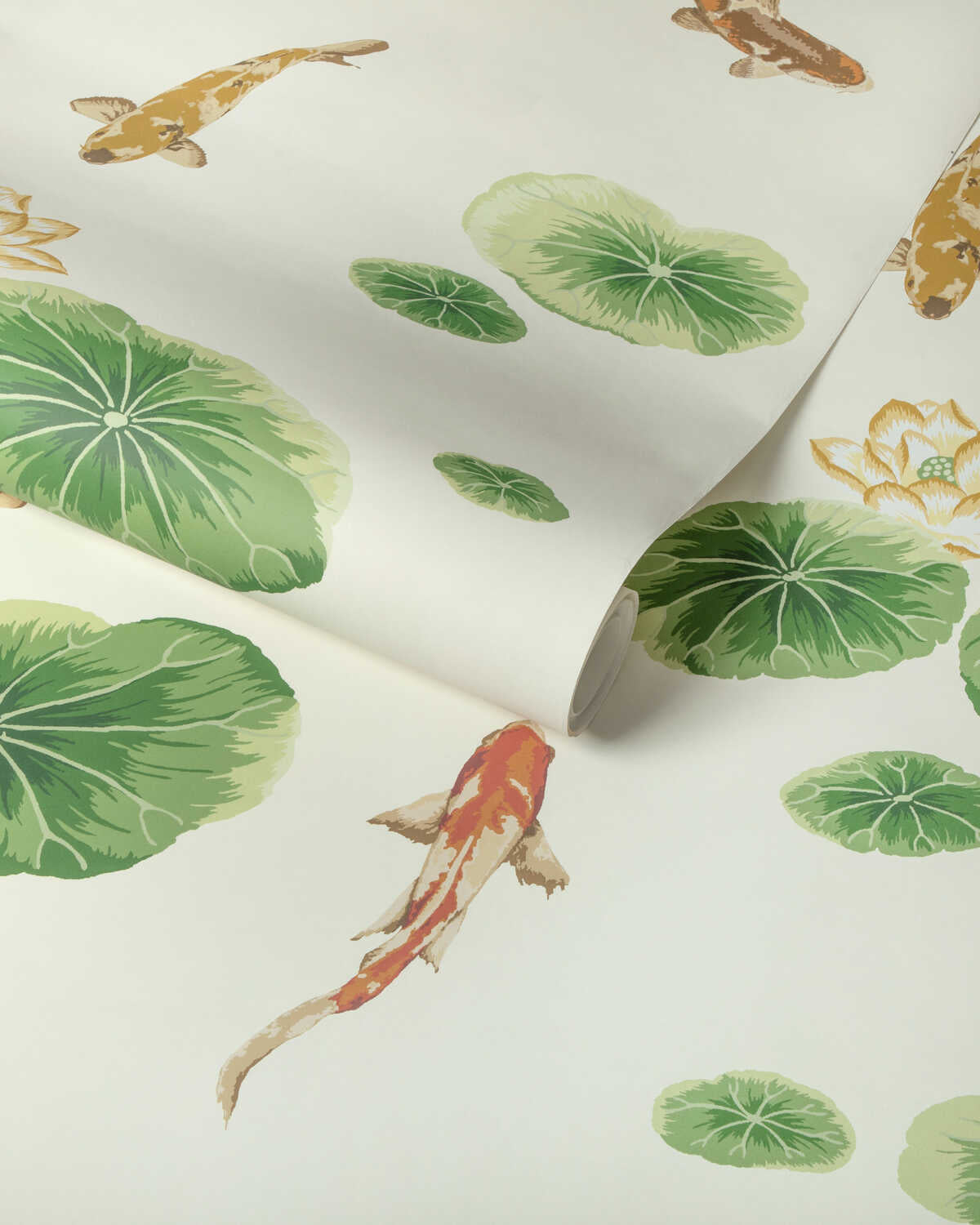 Lotus Pond Wp - Multi - KRAVET COUTURE Wallpaper