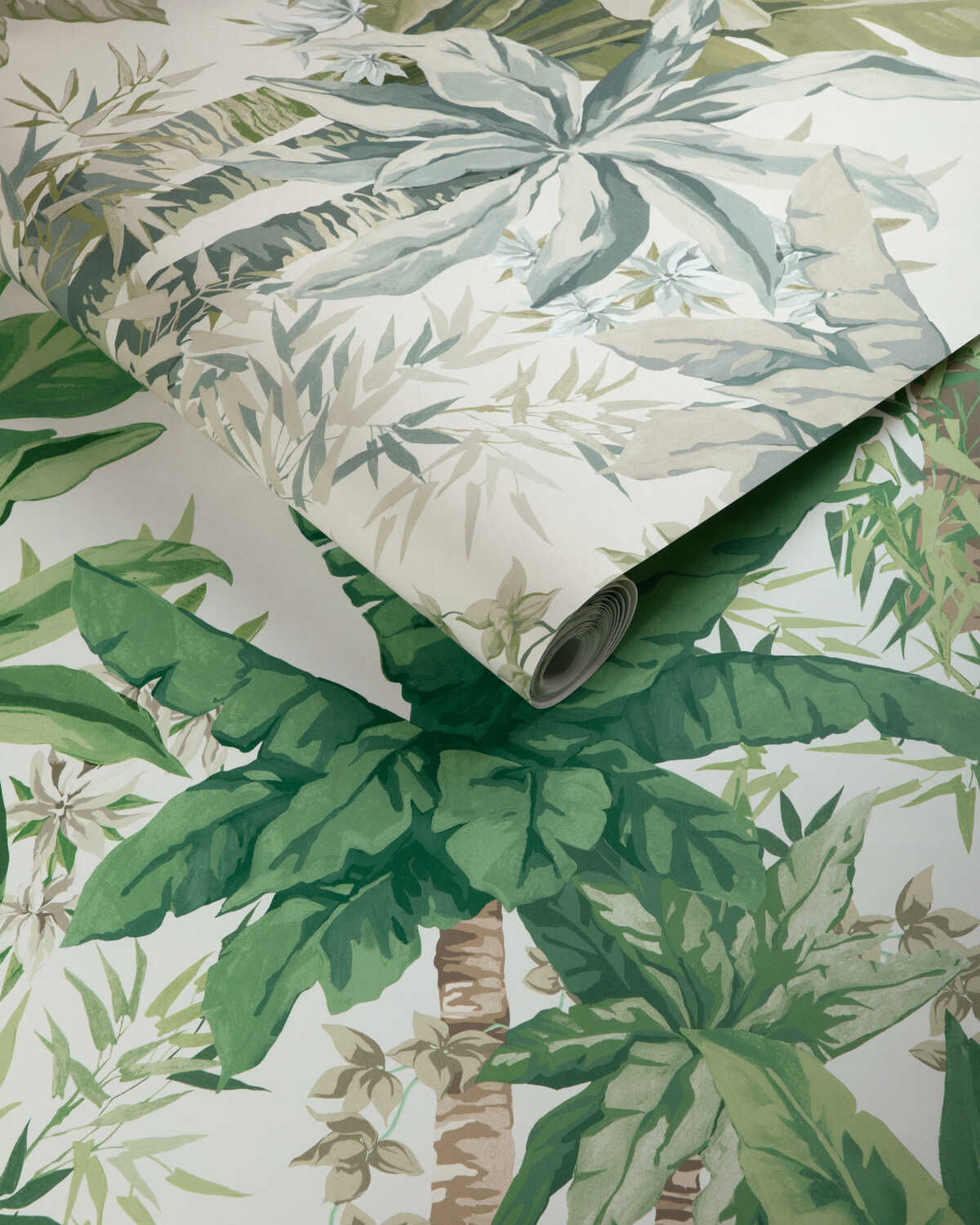 Junglewood Wp - Blue Sage - KRAVET COUTURE Wallpaper