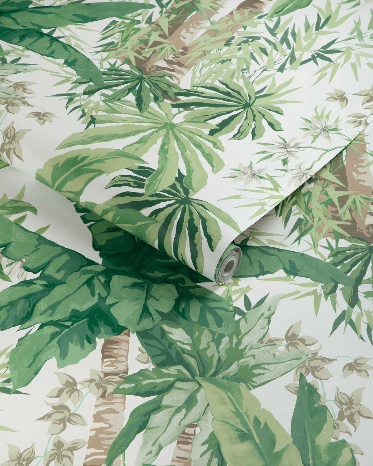 Junglewood Pnl - Verde - KRAVET COUTURE Wallpaper