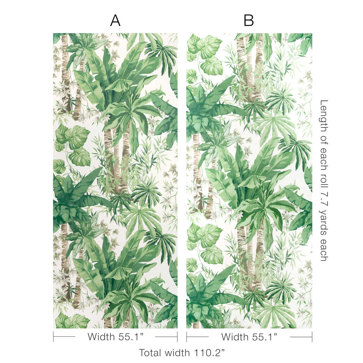 Junglewood Wp - Verde - KRAVET COUTURE Wallpaper
