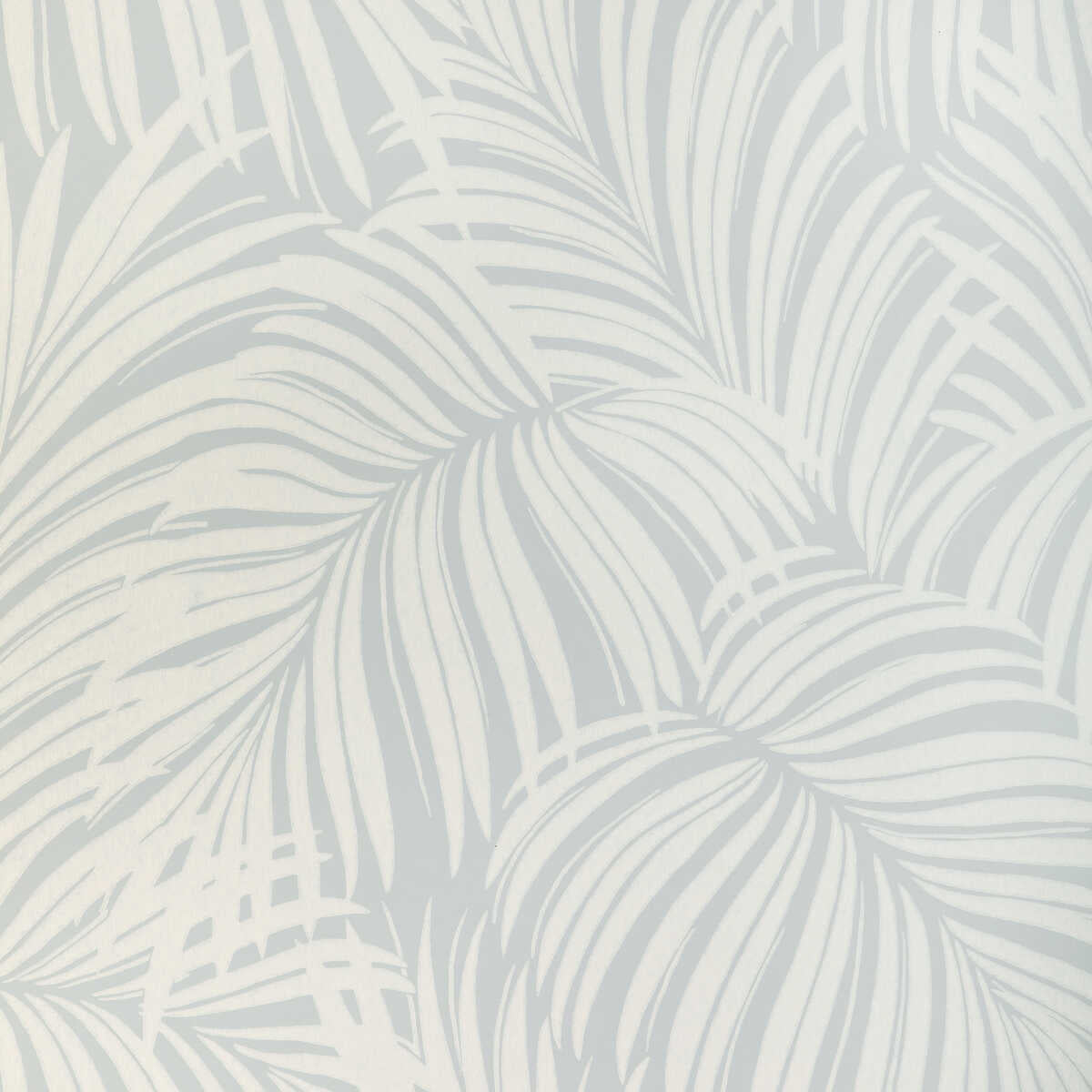 Palm Leaf Wp - Mist - KRAVET COUTURE Wallpaper