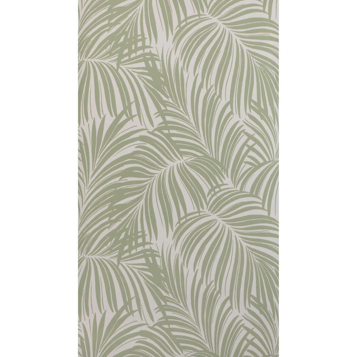 Palm Leaf Wp - Light Green - KRAVET COUTURE Wallpaper