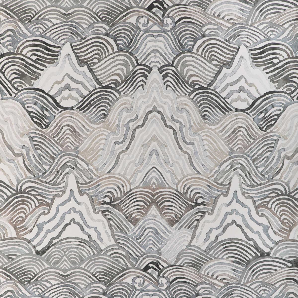 Shangri La Wp - Noir - KRAVET COUTURE Wallpaper