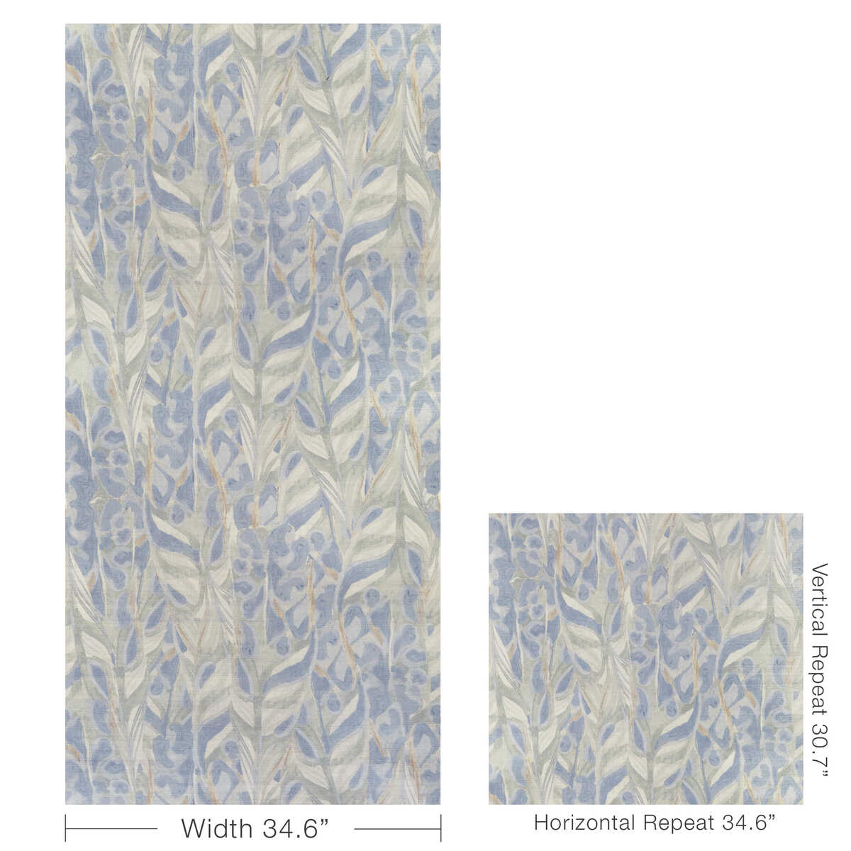 Caspia Wp - Amsonia - KRAVET COUTURE Wallpaper