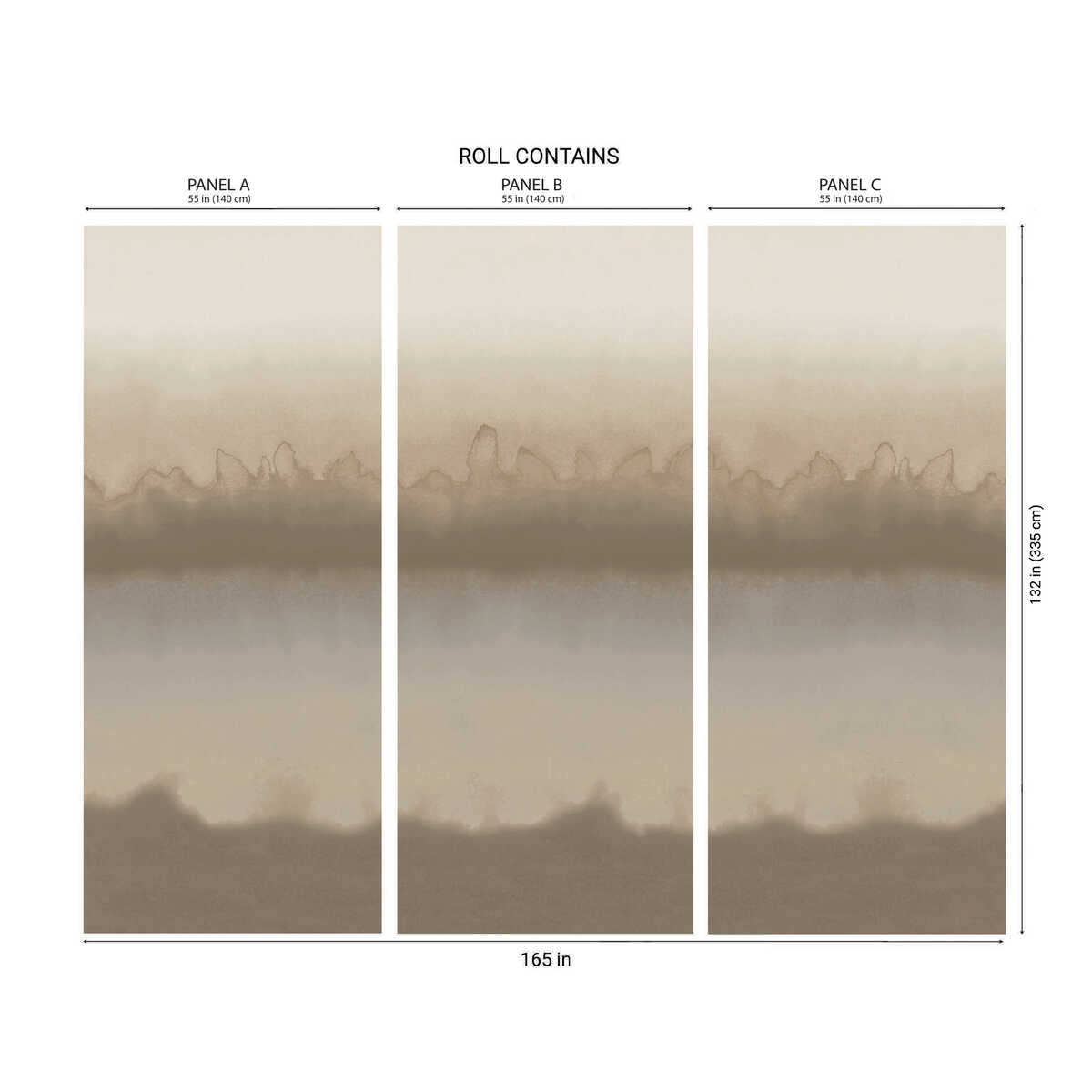 Colorscape Panel - Natural - KRAVET COUTURE Wallpaper
