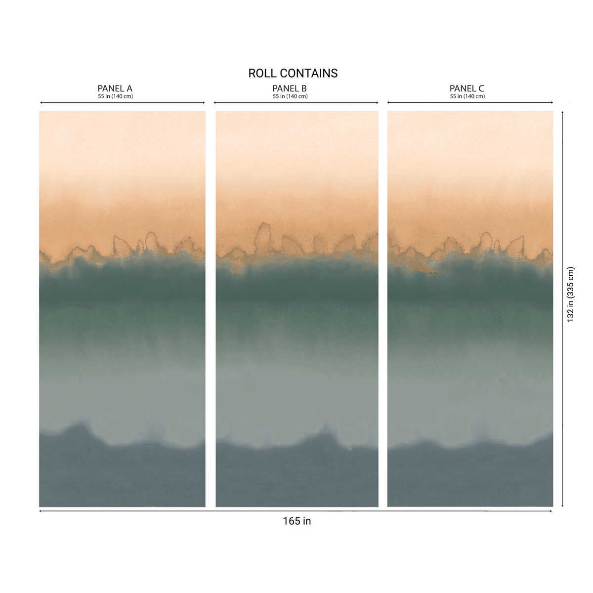Colorscape Panel - Storm - KRAVET COUTURE Wallpaper