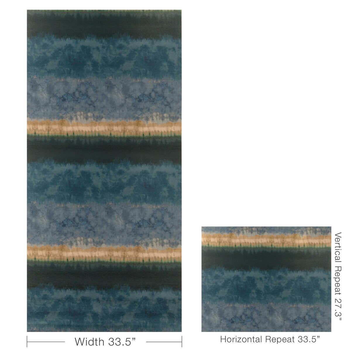 Izumo Wp - Aegean - KRAVET COUTURE Wallpaper