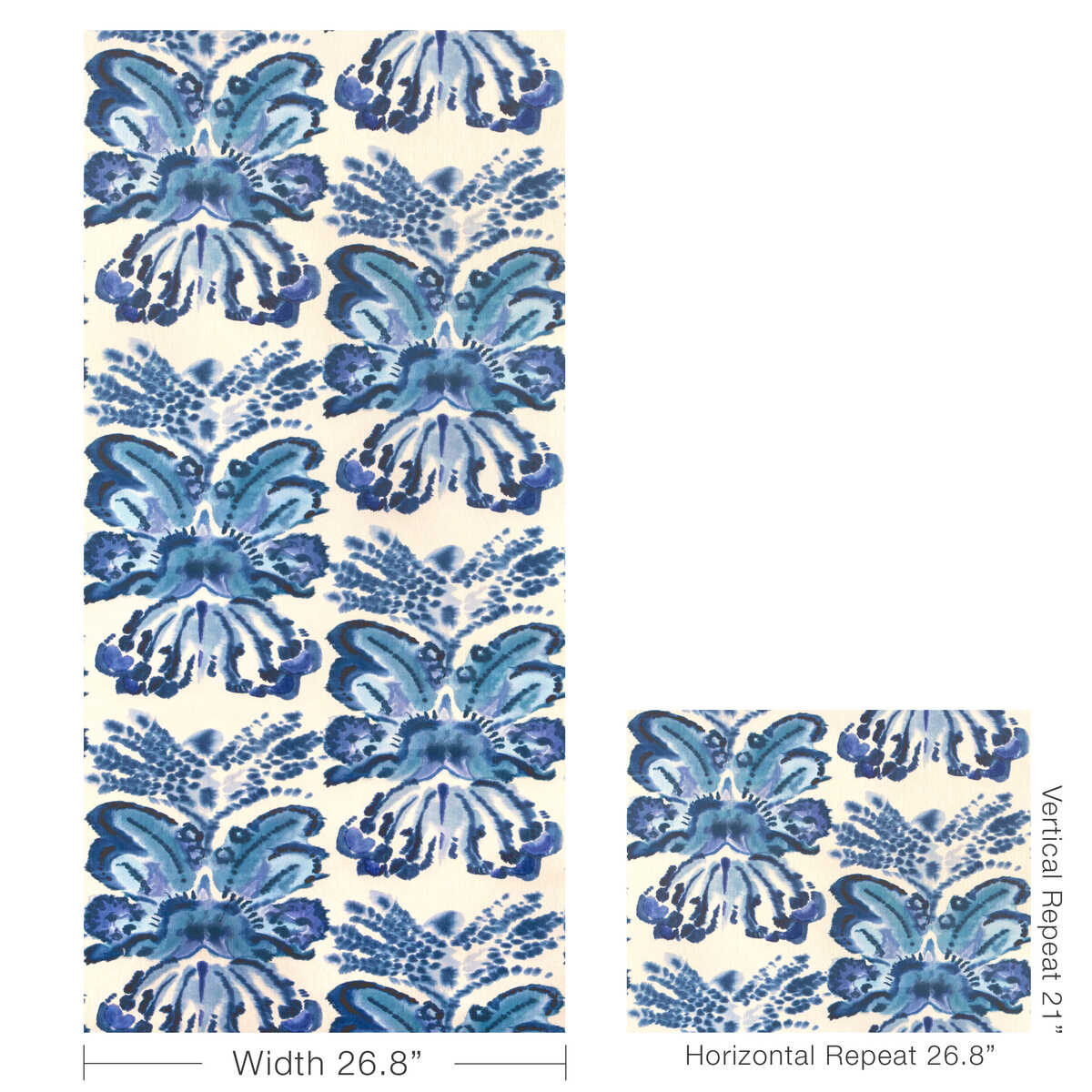 Rorschach Wp - Murex - KRAVET COUTURE Wallpaper