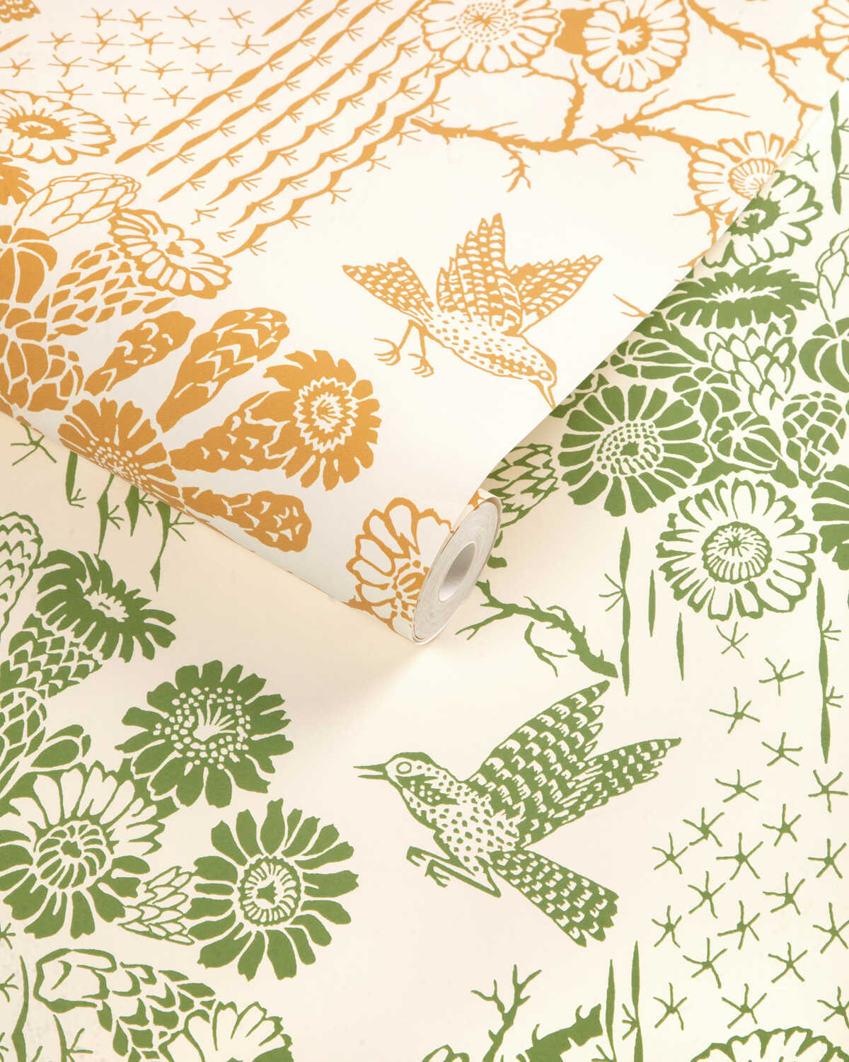 Saguaro Wp - Saffron - KRAVET COUTURE Papel pintado