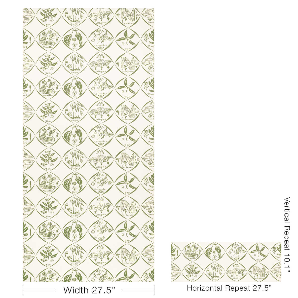 Spices Wp - Cactus - KRAVET COUTURE Papel pintado