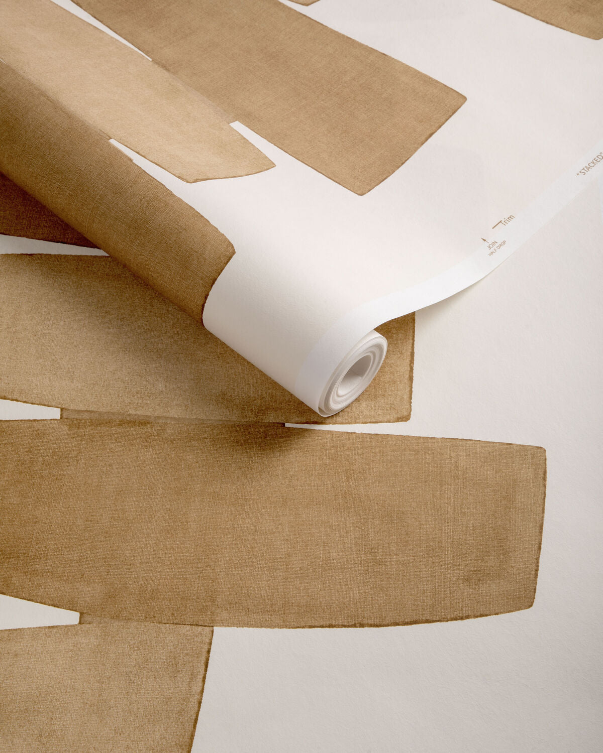 Stacked Wp - Saffron - Kravet Couture Papel pintado