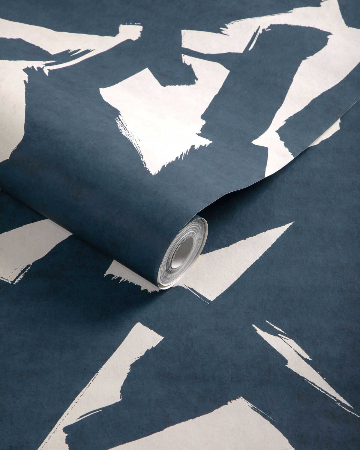 Bold Lines Wp - Indigo - KRAVET COUTURE Papel pintado
