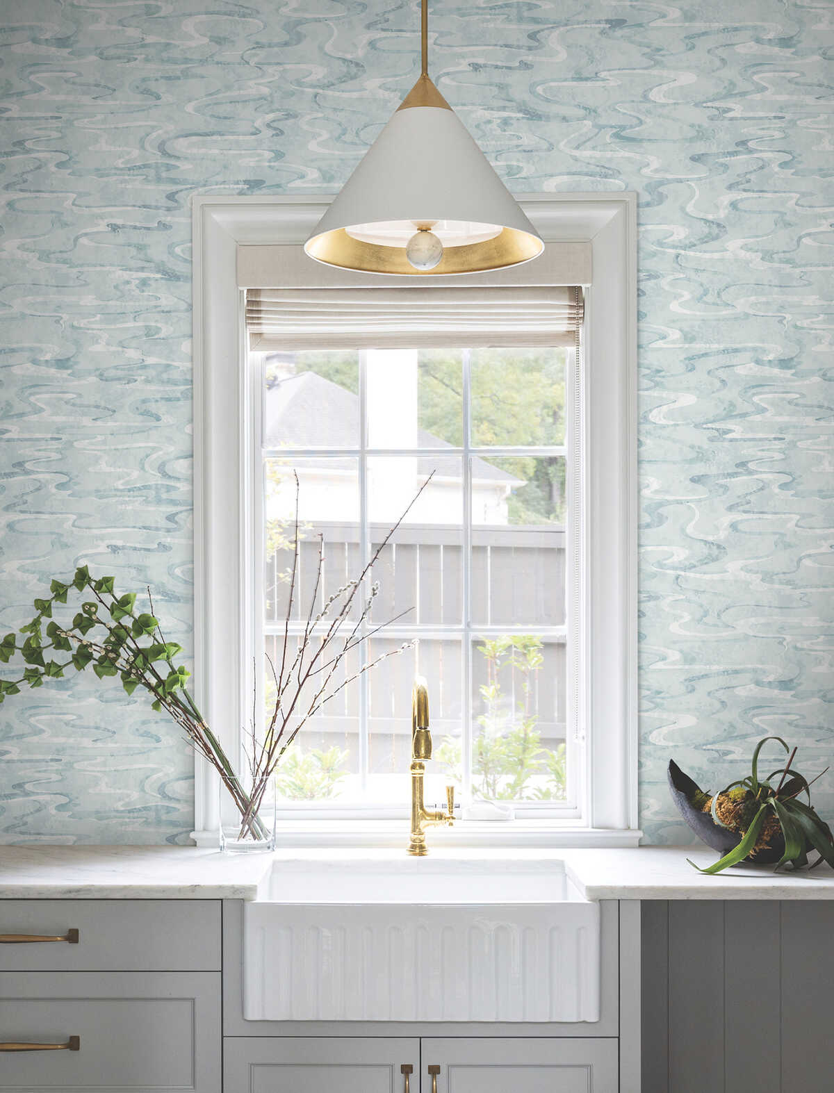 Kravet Design - W4311-15 - KRAVET DESIGN Papel pintado