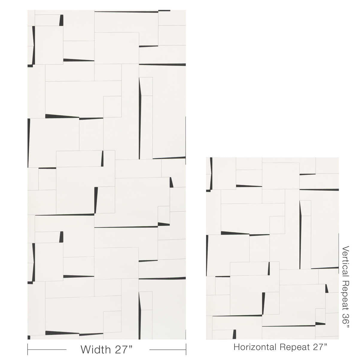Counterculture - Ivory/Noir - KRAVET COUTURE Wallpaper