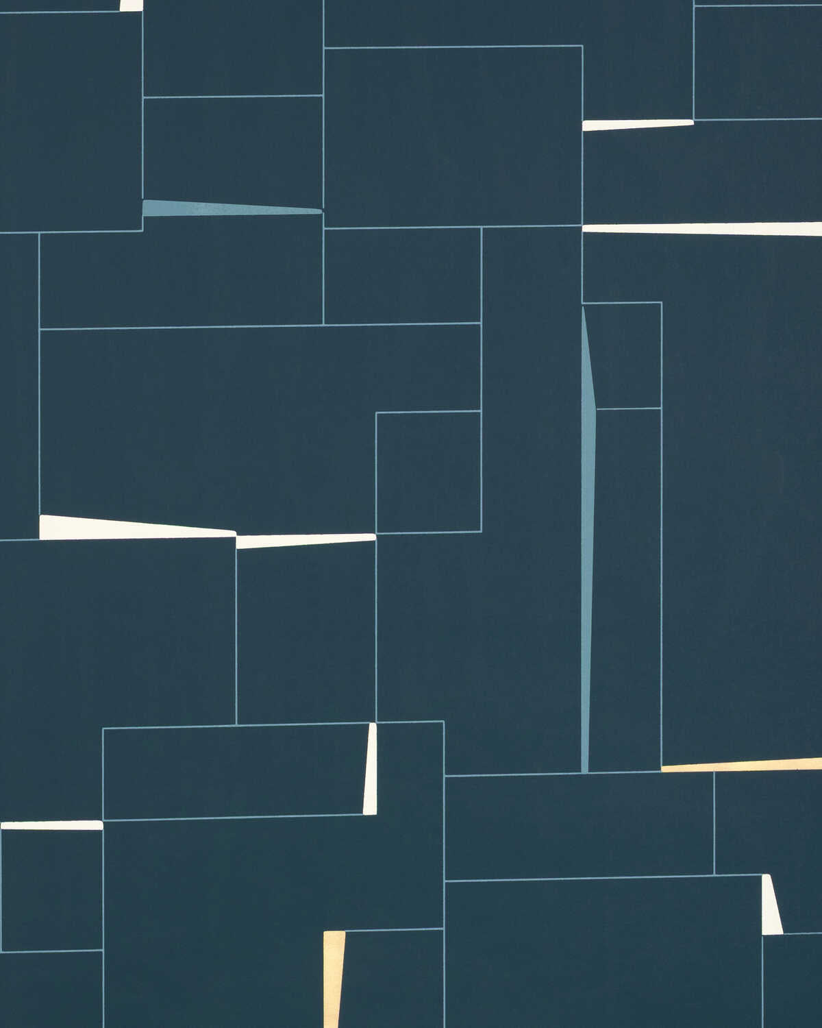 Counterculture - Indigo - KRAVET COUTURE Wallpaper