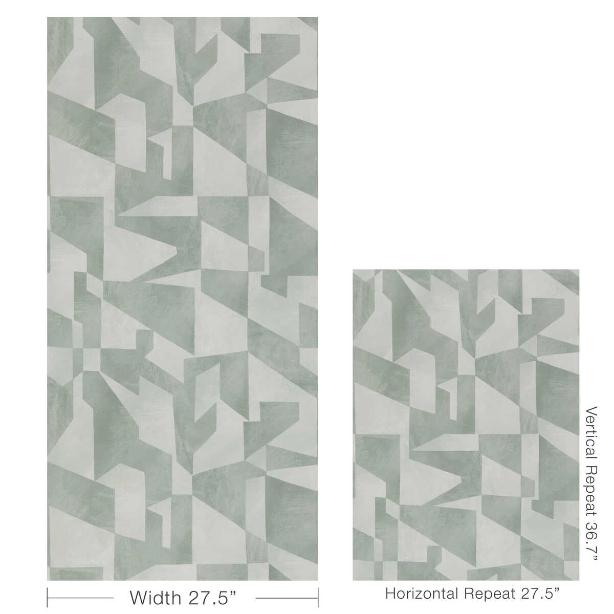 Shape Shifter - Jade - KRAVET COUTURE Wallpaper