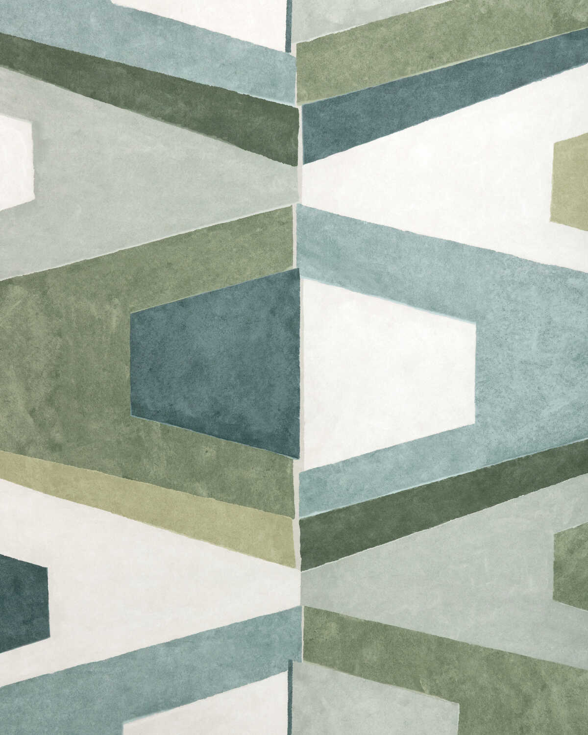 Wild Beauty - Aegean - KRAVET COUTURE Wallpaper