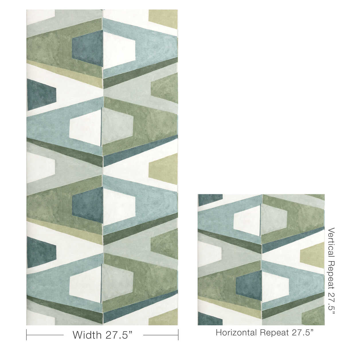 Wild Beauty - Aegean - KRAVET COUTURE Wallpaper