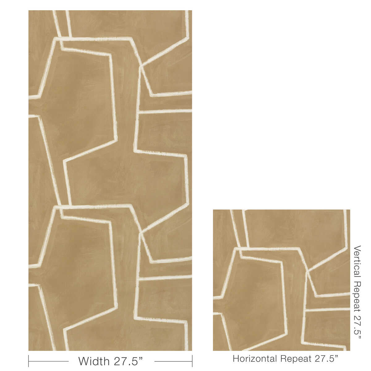 Chalka - Vicuna - KRAVET COUTURE Wallpaper