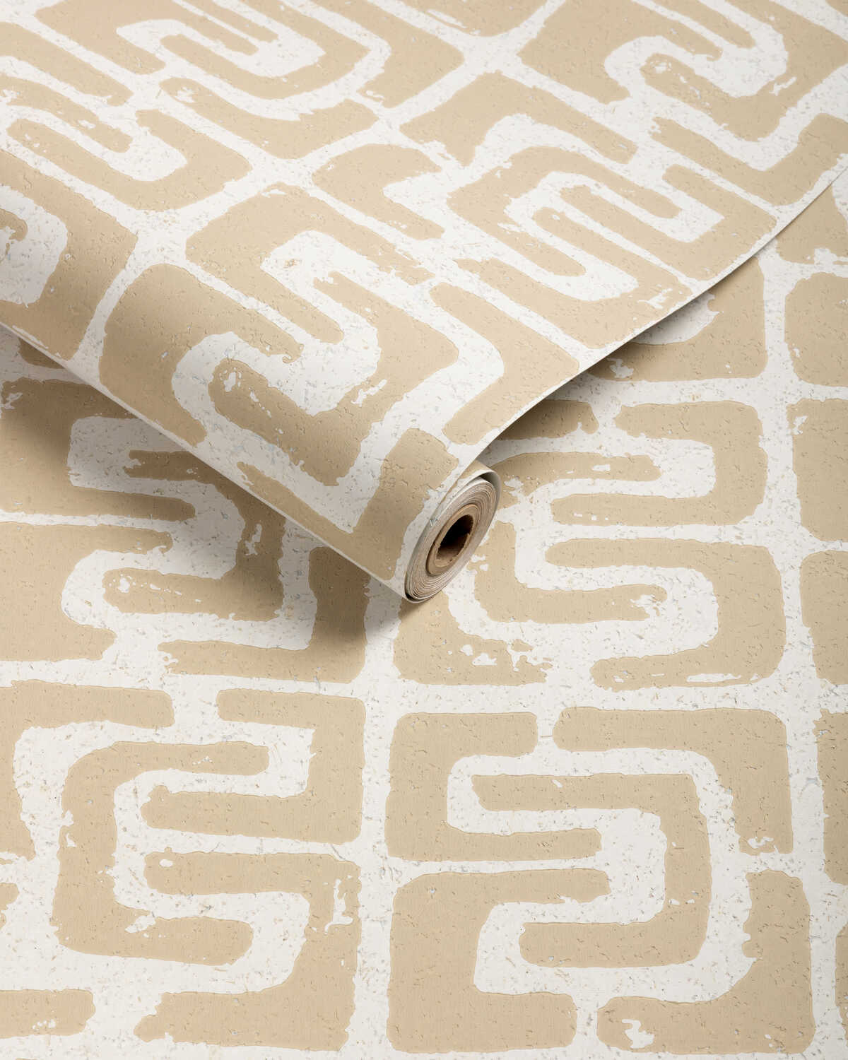 Oui Bloc Due - Sand - KRAVET COUTURE Wallpaper
