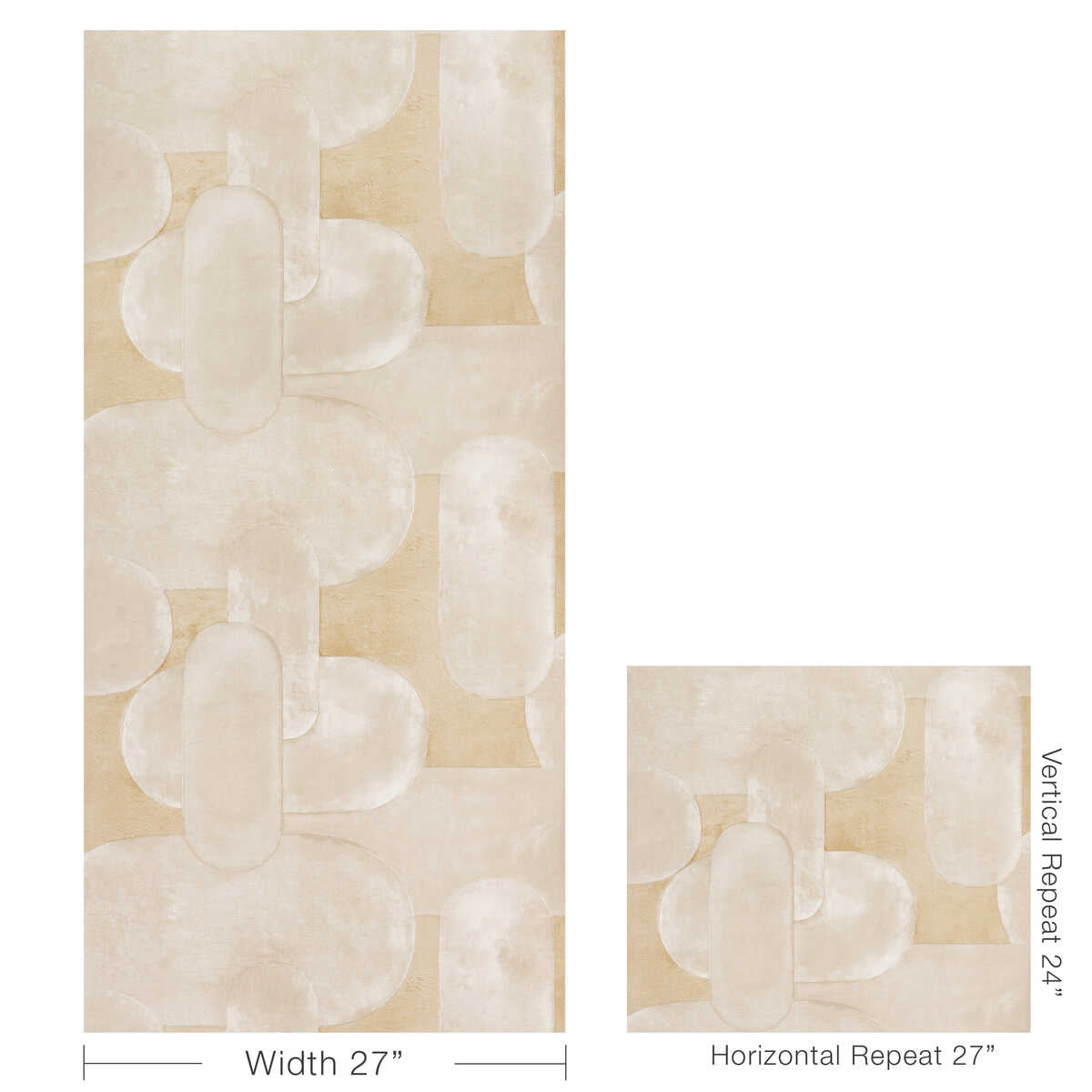 Art Effect - Sand - KRAVET COUTURE Wallpaper