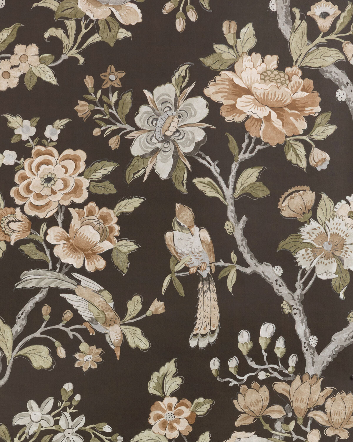 Symphony Wp - Chocolate - Kravet Couture Papel pintado