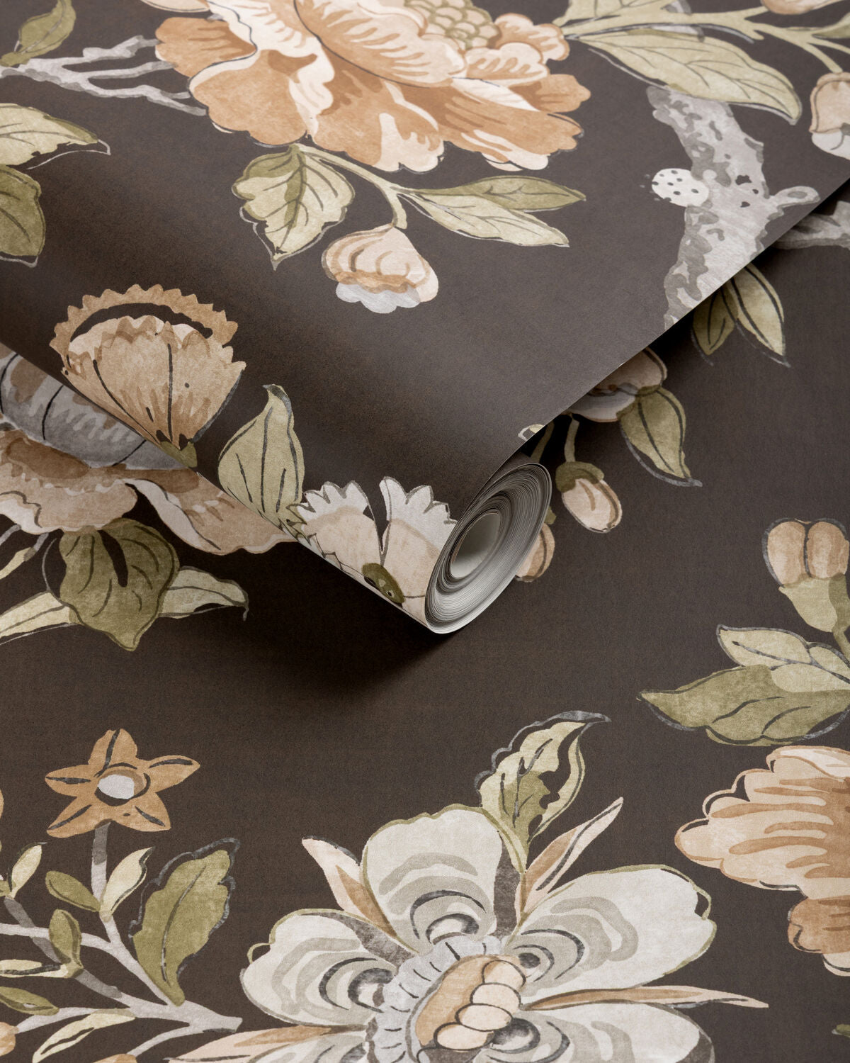 Symphony Wp - Chocolate - Kravet Couture Papel pintado