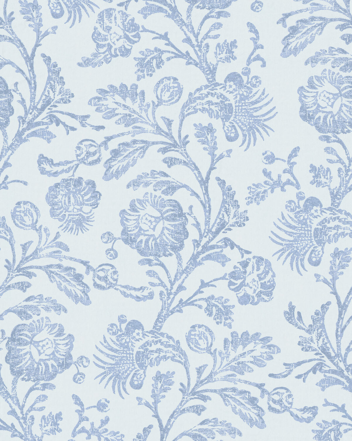 Eunice Vine Wp - Blue Bay - Kravet Couture Wallpaper