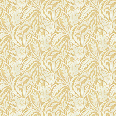 belvedere-dufy-leaf-ochre-osborne-little-w8126-01 - Osborne & Little Wallpaper
