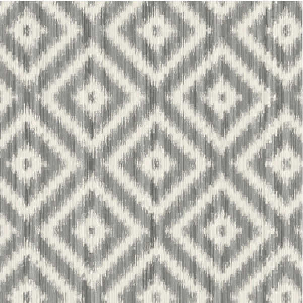 Ikat Diamond - Anchor - WINFIELD THYBONY Wallpaper