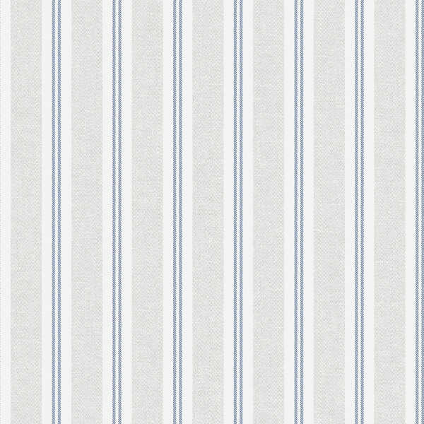 Ticking Stripe - Indigo - WINFIELD THYBONY Wallpaper
