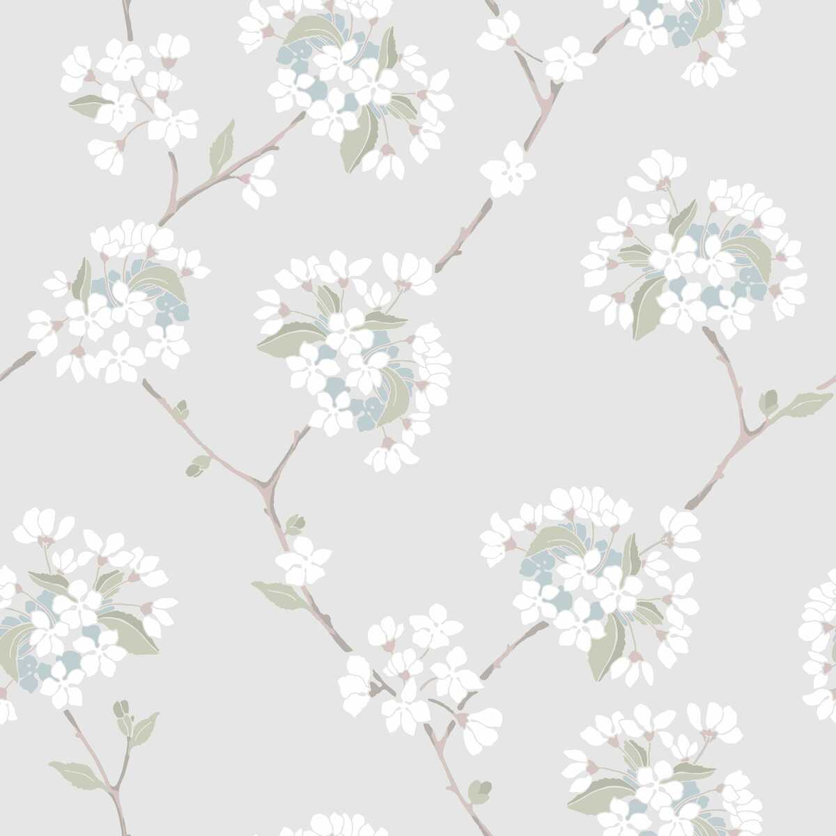 Wilma - Cornwall Grey - WINFIELD THYBONY Papel pintado