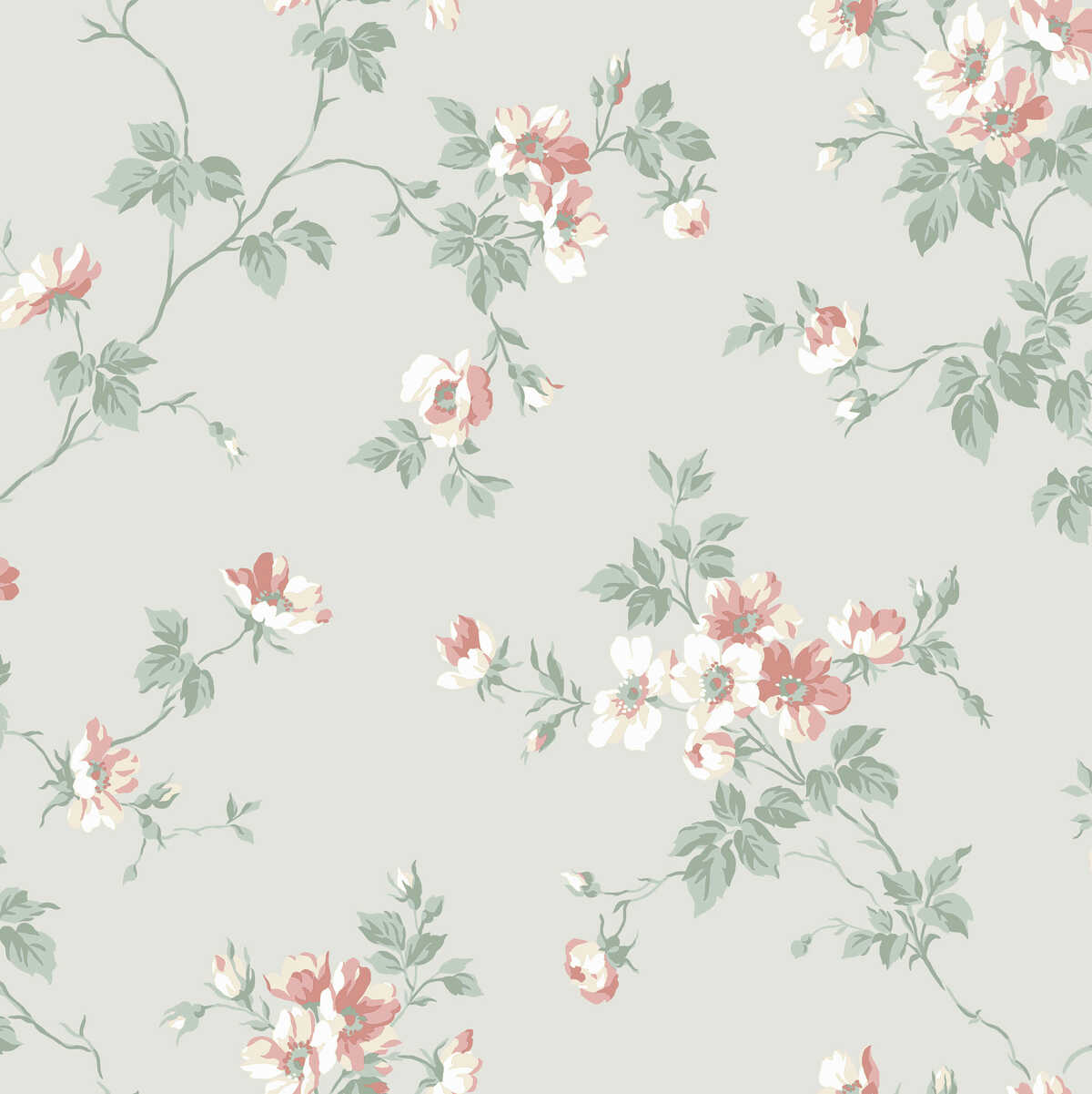 Charlotta - Mint - WINFIELD THYBONY Papel pintado