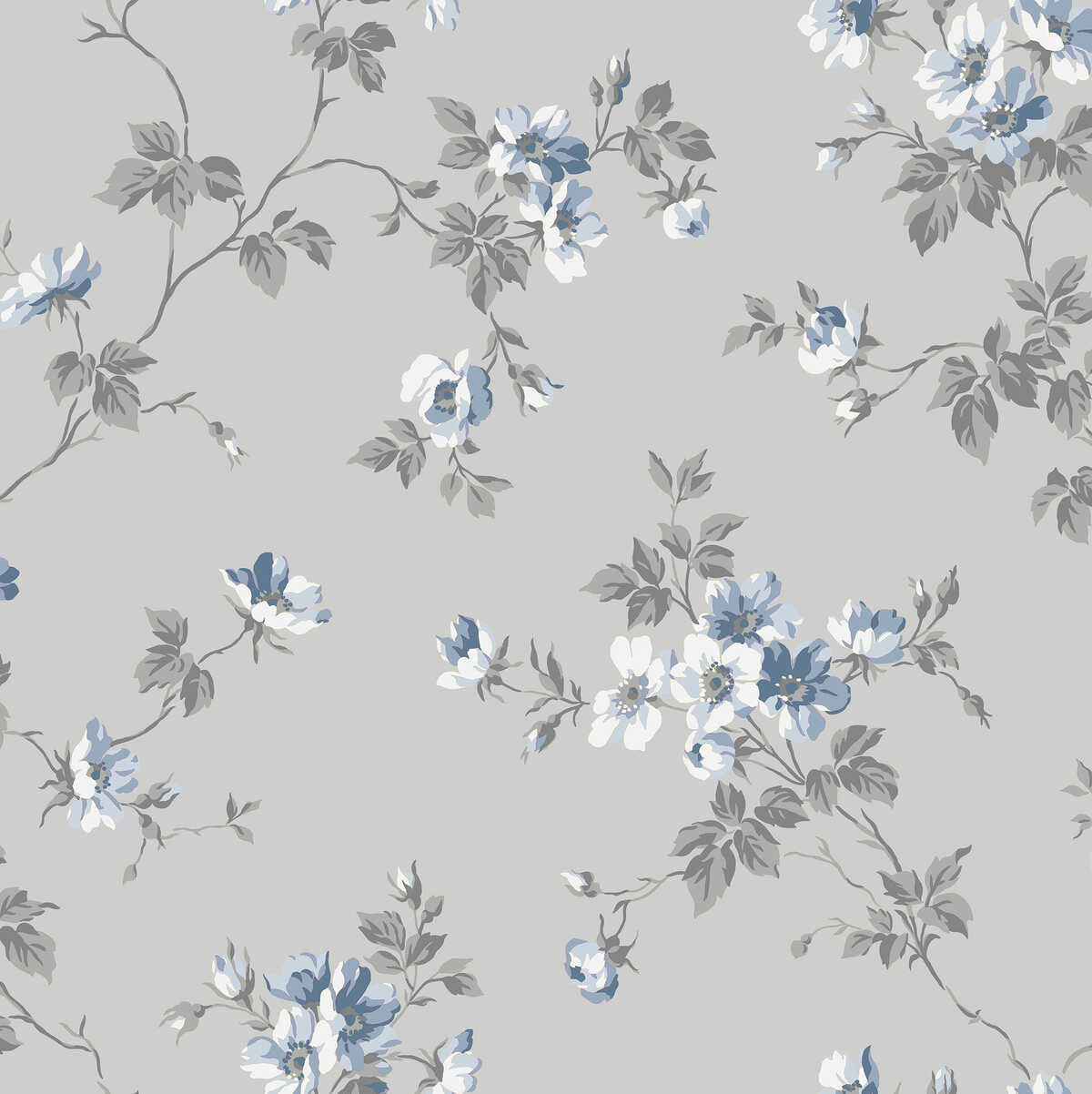 Charlotta - Cornwall Blue - WINFIELD THYBONY Papel pintado
