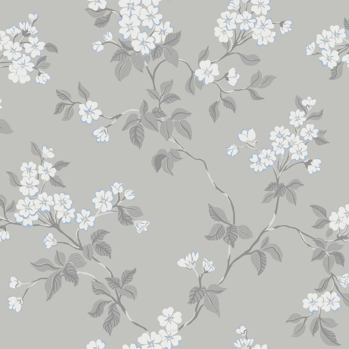 Blomma - Grey - WINFIELD THYBONY Papel pintado