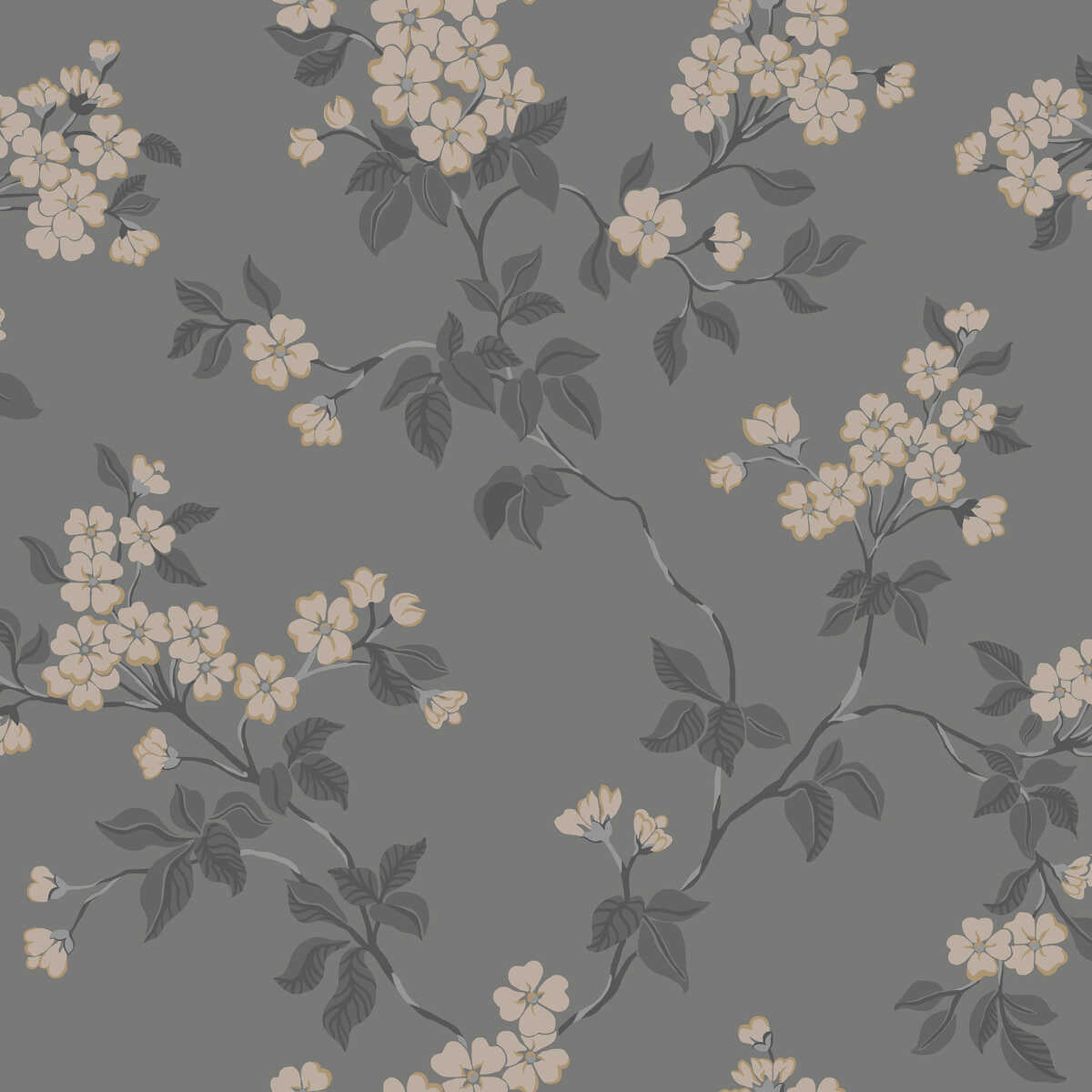 Blomma - Onyx - WINFIELD THYBONY Papel pintado